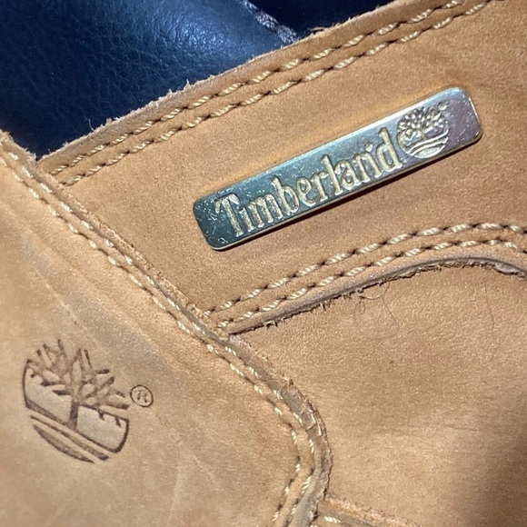 TIMBERLAND Youth 15990 Wheat Nubuck Field Mid Tie Euro Hiker Boots - Sz US 6 - Picture 11 of 12